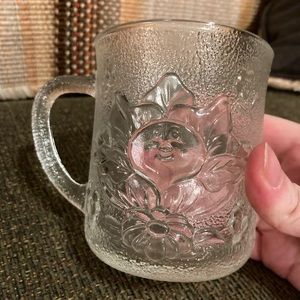 Novelty Cabbage Patch Pressed Glass Mug